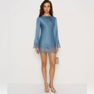 Reformation Blanche Silk Dress